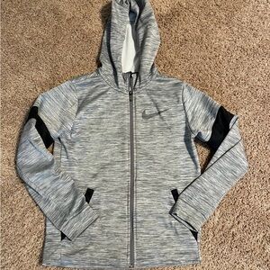 Nike Kids Heather Gray Hoodie Jacket
